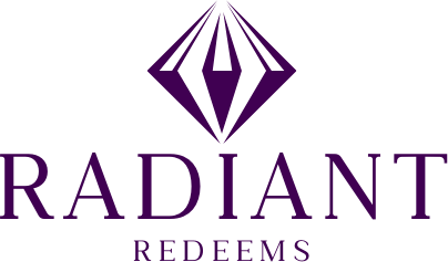 Radiant Redeems Logo, radiantredeems.com